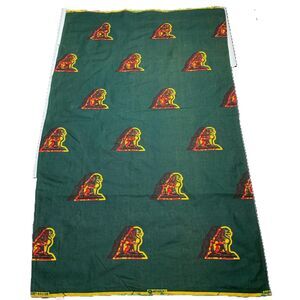 HiTarget Veritable Wax Block Print Fabric Green Lion African Ankara 45x28
